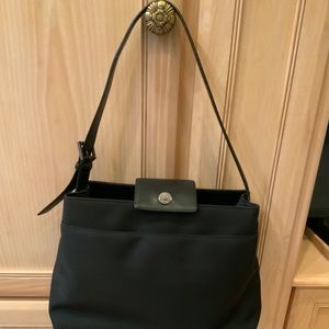 Coach Bag - Microfiber, middle zipper, pockets